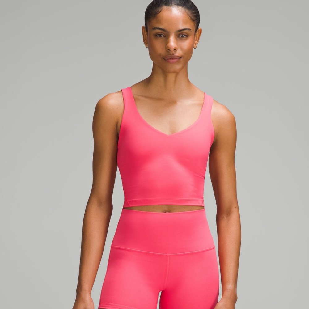 Lululemon align tank pink size 8